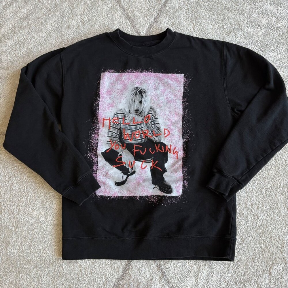 Machine Gun Kelly ‘Tickets To My Downfall’ 2021 Tour Crewneck Sweatshirt Merch